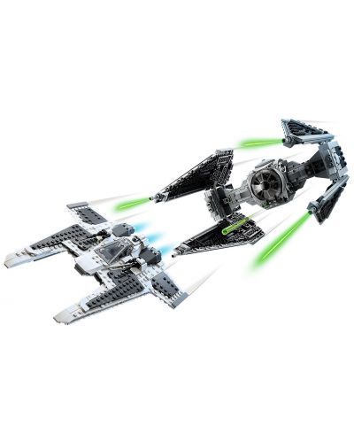 Konstruktor LEGO Star Wars - Mandalorijski borac protiv Ty Interceptora (75348) - 3