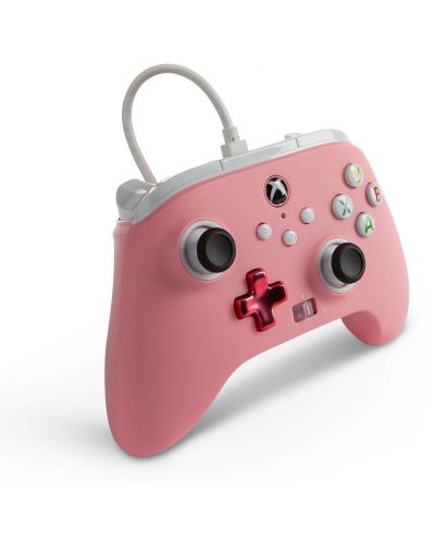 Kontroler PowerA - Enhanced, za Xbox One/Series X/S, Pink Inline - 3