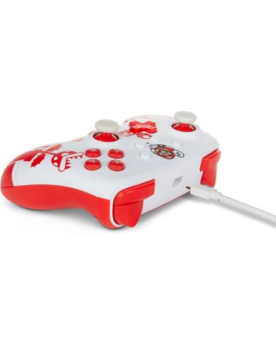 Kontroler PowerA - Enhanced, žičani, za Nintendo Switch, Mario Red/White - 5