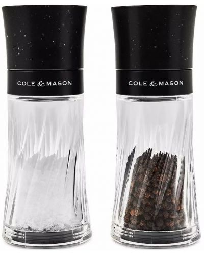 Set mlinaca za sol i papar Cole & Mason - Warwick, 15 cm, crni - 1