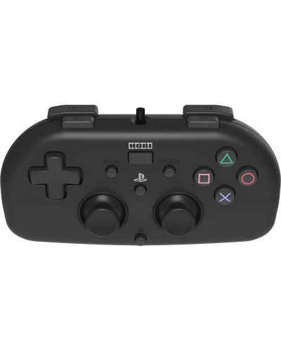 Kontroler Hori - Wired Mini Gamepad, crni (PS4) - 3