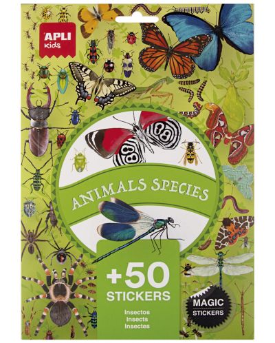 Set naljepnica Apli Kids - Insekti, 50 komada - 1