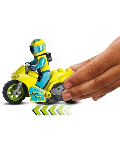 Konstruktor Lego City - Stuntz, Cyber kaskaderski motocikl (60358) - 4