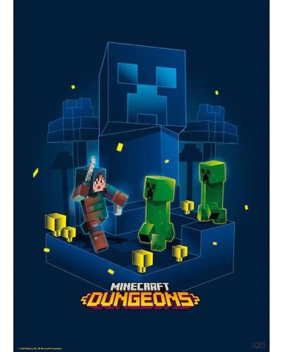 Set mini postera GB eye Games: Minecraft - Dungeons - 2