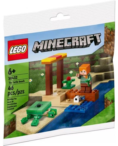 Konstruktor LEGO Minecraft - Plaža kornjača (30432) - 1