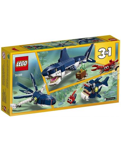 Konstruktor LEGO Creator 3 u 1 – Bića iz morskih dubina (31088) - 6
