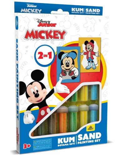 Set za bojanje pijeskom Red Castle - Mickey Junior - 1