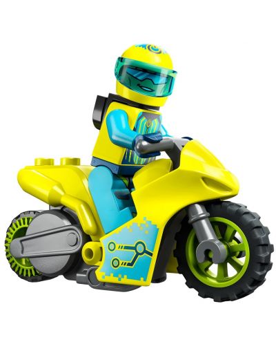 Konstruktor Lego City - Stuntz, Cyber kaskaderski motocikl (60358) - 3