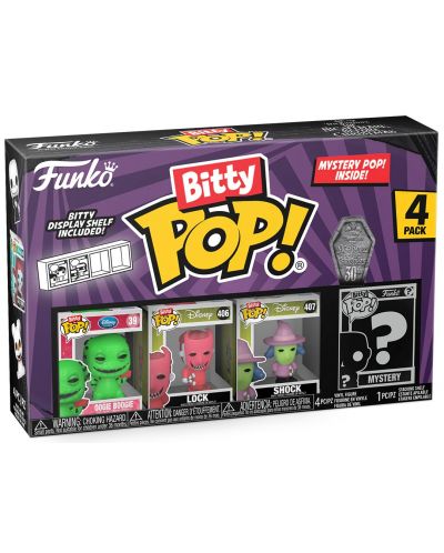 Set mini figurica Funko Bitty POP! Disney: Nightmare Before Christmas - 4-Pack (Series 1) - 3