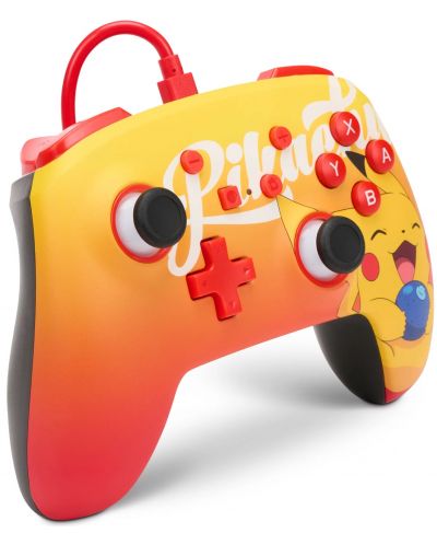 Kontroler PowerA - Enhanced, žičani, za Nintendo Switch, Pokemon: Oran Berry Pikachu - 2