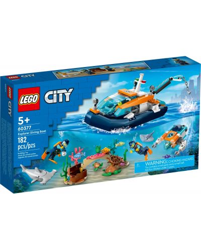 Konstruktor LEGO City - Istraživački ronilački brod (60377) - 1