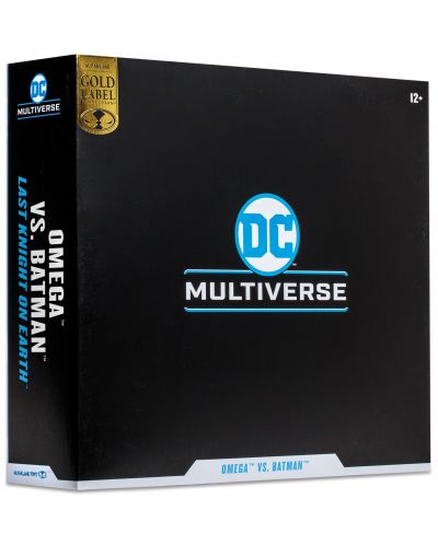 Set akcijskih figurica McFarlane DC Comics: Multiverse - Omega vs Batman (Gold Label), 18 cm - 8