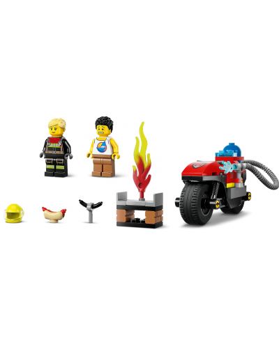 Konstruktor LEGO City - Spasilački vatrogasni motor (60410) - 4