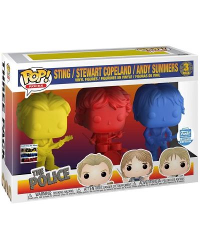 Set figura Funko POP! Rocks: The Police - Sting, Stewart Copeland, Andy Summers (Limited Edition) - 2