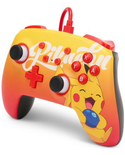 Kontroler PowerA - Enhanced, žičani, za Nintendo Switch, Pokemon: Oran Berry Pikachu - 4
