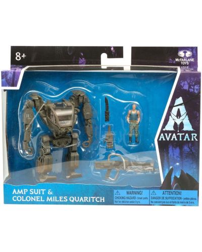 Set akcijskih figurica McFarlane Movies: Avatar - Amp Suit & Colonel Miles Quaritch - 7