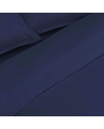 Set za spavaću sobu TAC - Plain BMR, saten, tamno plavi - 2