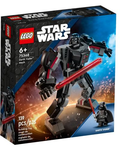 Konstruktor LEGO Star Wars - Oklop Darth Vadera (75368) - 1