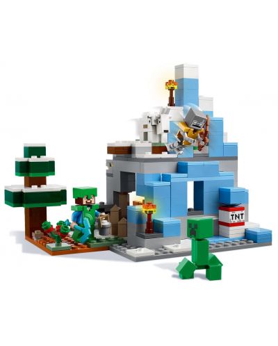 Konstruktor LEGO Minecraft - Smrznuti vrhovi (21243) - 4