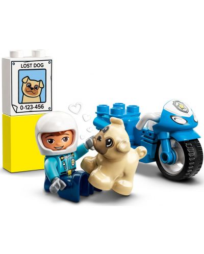 Кonstruktor Lego Duplo Town - Policijski motocikl (10967) - 3