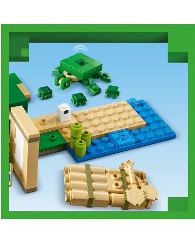 Konstruktor LEGO Minecraft - Kuća za kornjače na plaži (21254) - 7