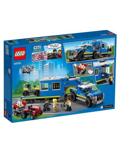 Konstruktor Lego City - Policijski mobilni zapovjedni centar u kamionu (60315) - 2
