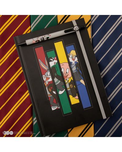 Set bilježnica s kemijskom olovkom CineReplicas: Looney Tunes - Looney Tunes at Hogwarts (WB 100th) - 7