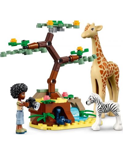 Konstruktor Lego Friends - Kamp za divlje životinje Mia (41717) - 5
