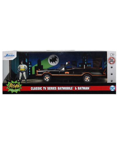 Set Jada Toys - Auto Classic Batmobile 1966, s figuricom, 1:32 - 2
