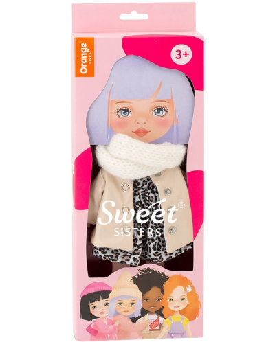 Set odjeće za lutke Orange Toys Sweet Sisters - Bež kožna jakna - 1
