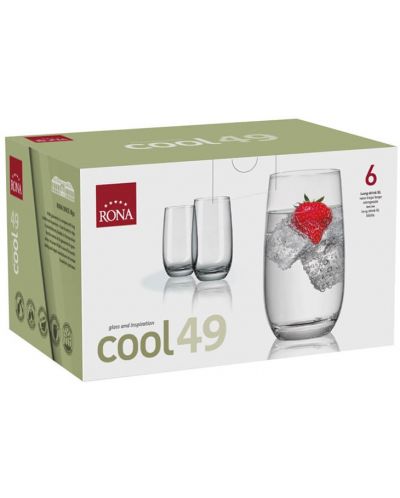 Set čaša za vodu Rona - Cool 4218, 6 komada x 350 ml - 2