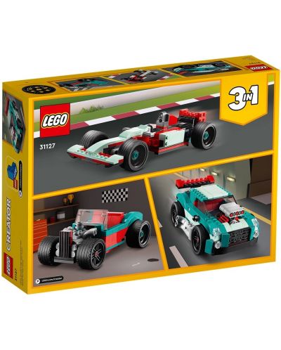 Кonstruktor LEGO Creator 3 u 1 - Trkači automobil (31127) - 3