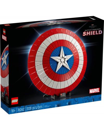Konstruktor LEGO Marvel Super Heroes - Štit Kapetana Amerike (76262) - 1