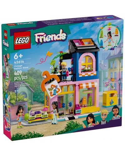 Konstruktor LEGO Friends - Retro modna trgovina (42614) - 1