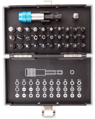 Set bitova Gross - Magnetski adapter, 32 dijela, plastična kutija - 3