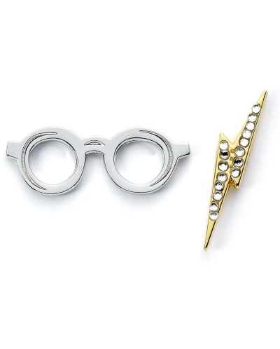 Set bedževa The Carat Shop Movies: Harry Potter - Glasses & Lightning Bolt - 1
