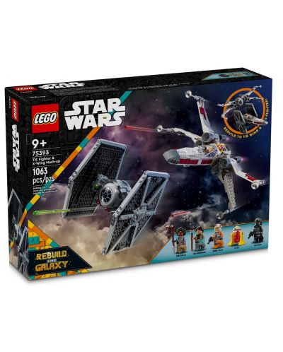 Konstrukcijski set LEGO Star Wars - TIE i X-Wing lovci (75393) - 1