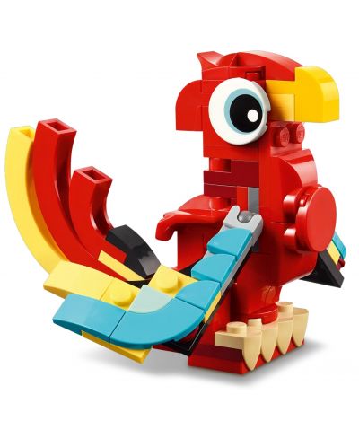 Konstruktor LEGO Creator 3 u 1 - Crveni zmaj (31145) - 4