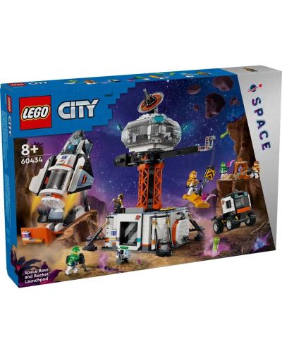 Konstrukcijski set LEGO City - Svemirska baza i lansirna rampa (60434) - 1