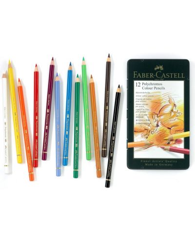 Set olovaka u boji Faber-Castell Polychromos - 12 boja - 4