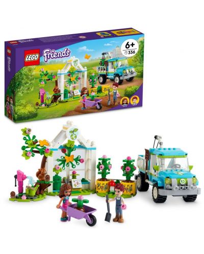 Konstruktor Lego Friends - Kamion za sadnju drveća(41707) - 2