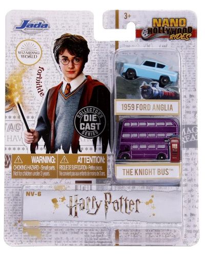 Set Jada Toys - Autobus i auto, Harry Potter - 1