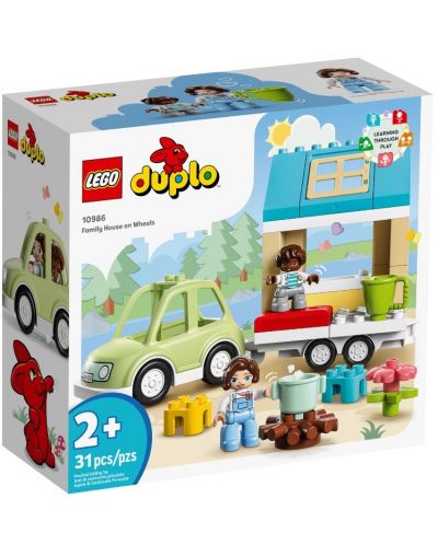 Konstruktor LEGO Duplo - Kuća na kotačima (10986) - 1