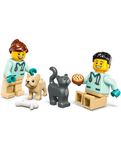 Konstruktor LEGO City - Spašavanje veterinarskim busom (60382) - 5