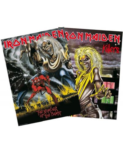 Set mini postera GB eye Music: Iron Maiden - Killers & The Number of The Beast - 1