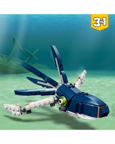 Konstruktor LEGO Creator 3 u 1 – Bića iz morskih dubina (31088) - 4