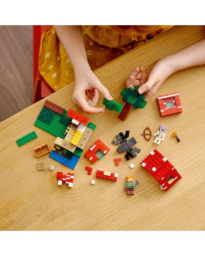 Konstruktor Lego Minecraft - Kuća gljiva (21179) - 6