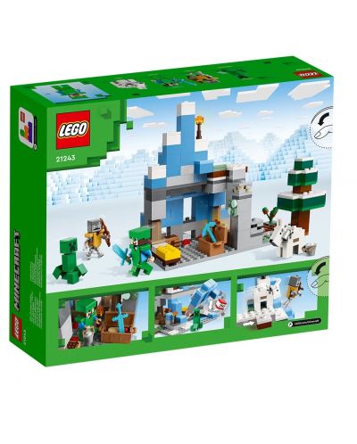 Konstruktor LEGO Minecraft - Smrznuti vrhovi (21243) - 2