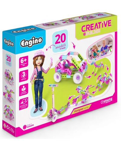 Konstruktor Engino Creative - 20 modela za djevojčice - 1