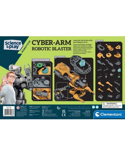 Konstruktor Clementoni Science & Play - Cyber ruka s robotiziranim blasterom - 7
